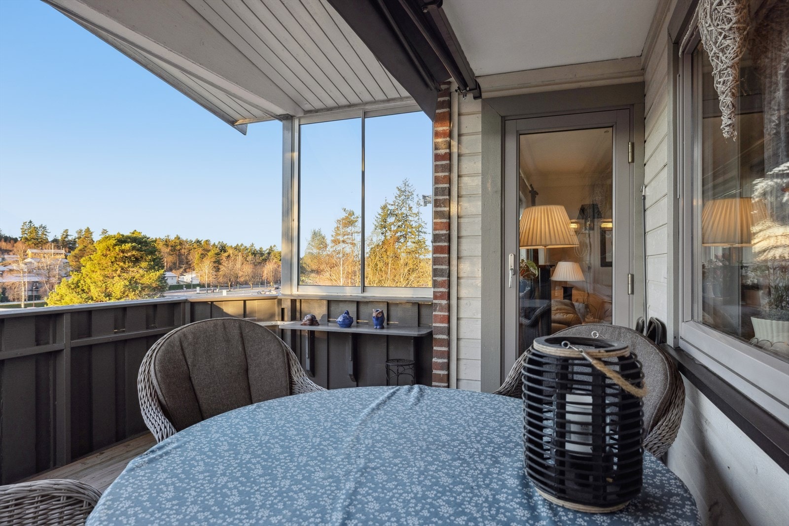 Det er montert markise. Galleribilde