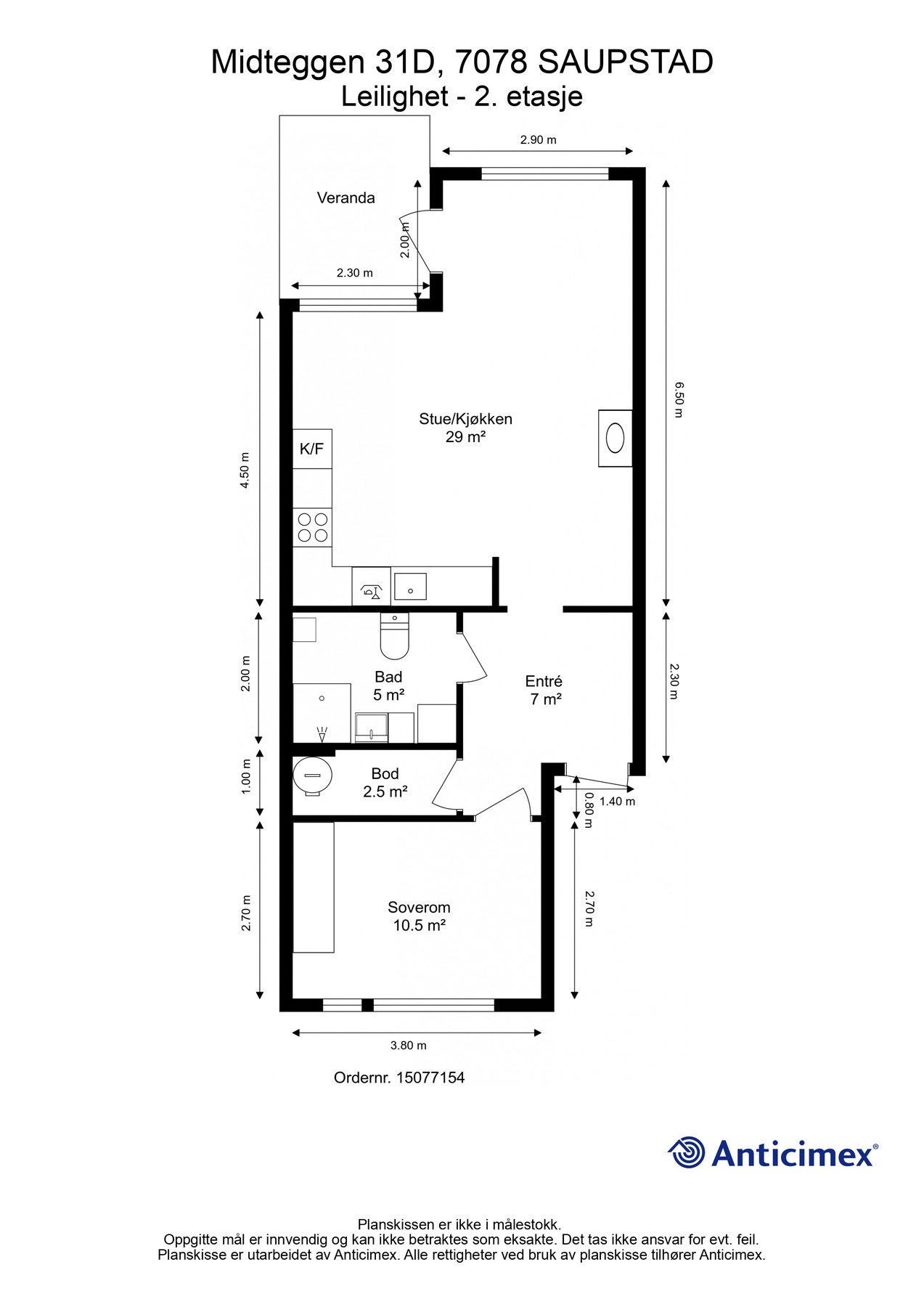 Plantegning - 2.etasje. Galleribilde