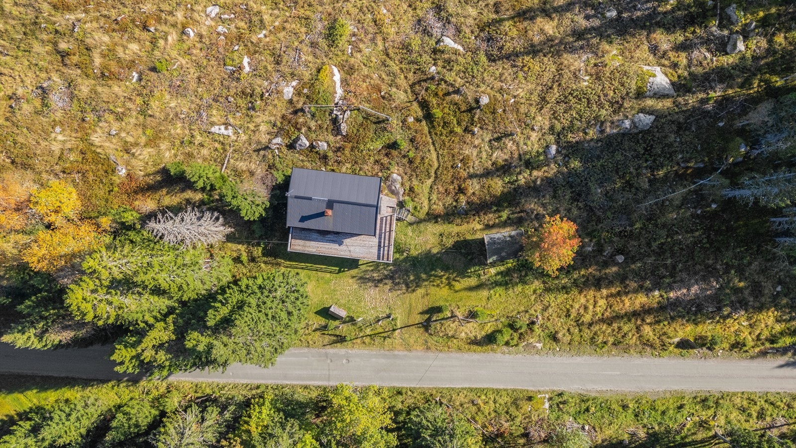 Bilen kan parkeres på tomten. Galleribilde