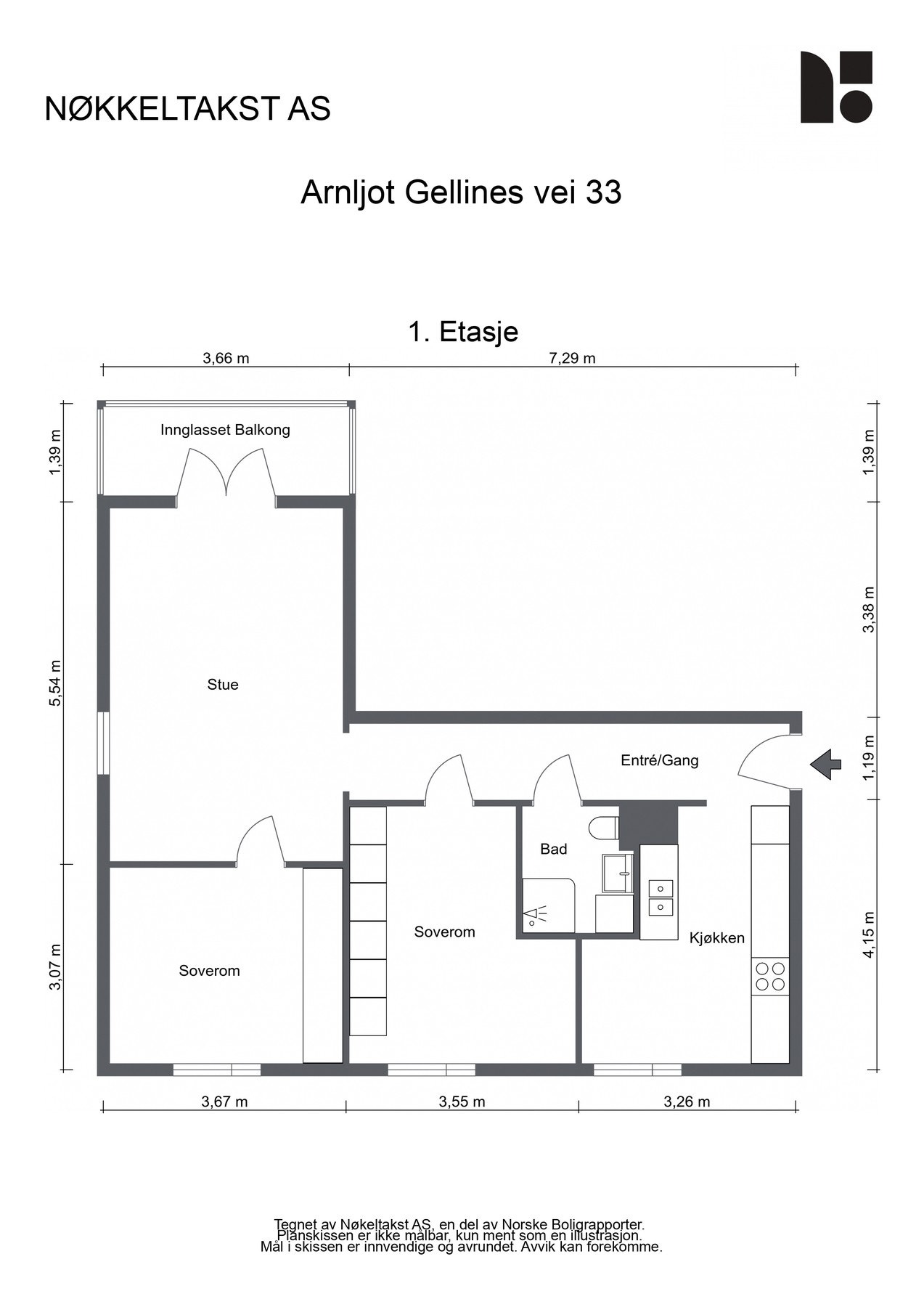 Plantegning. Galleribilde