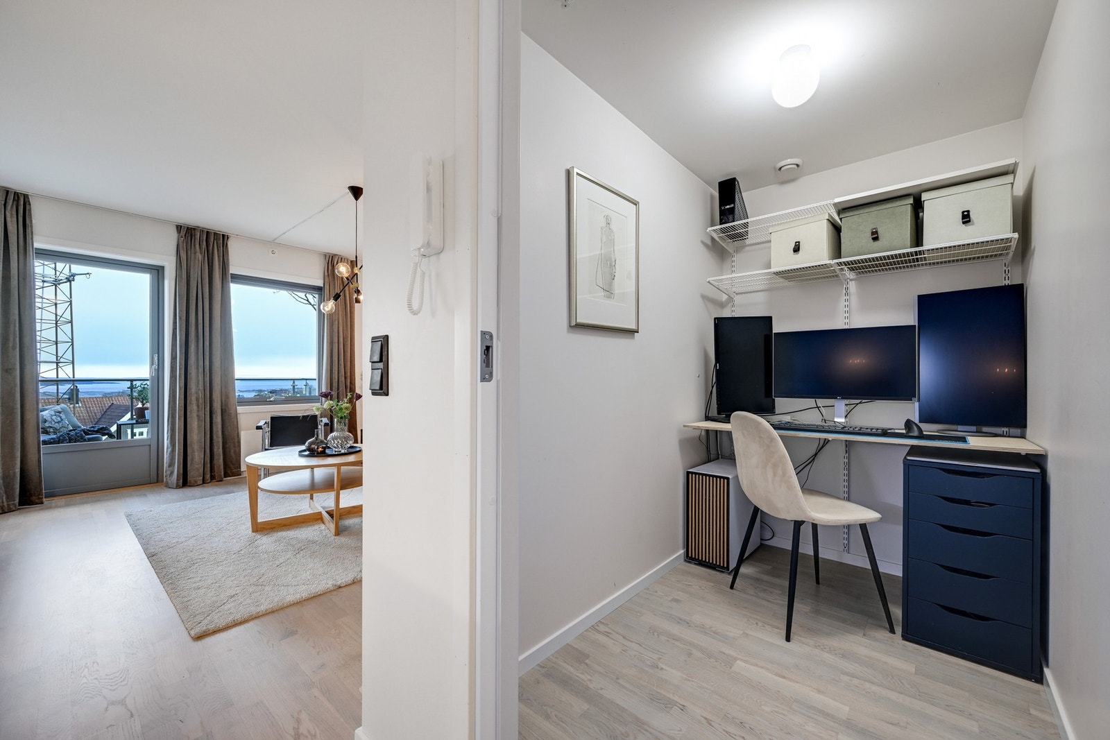 Boden benyttes i dag som kontor (ikke omsøkt - godkjent som bod) Galleribilde