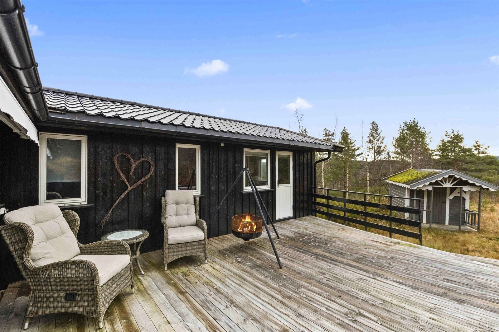 Usjenert uteplass Galleribilde