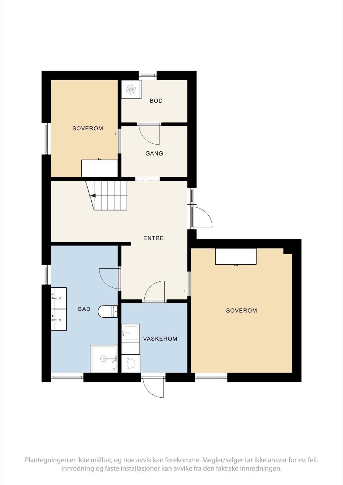 Plantegning 1.etasje Galleribilde