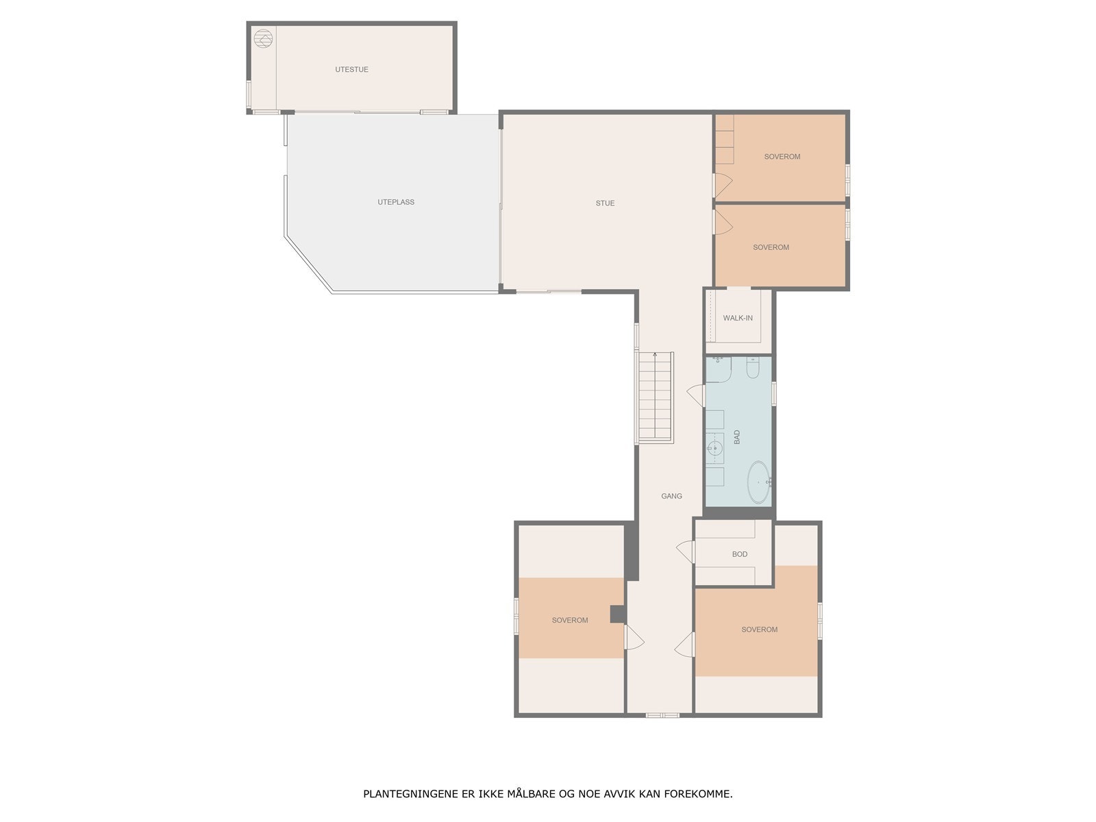 Plantegning andre etasje.. Galleribilde