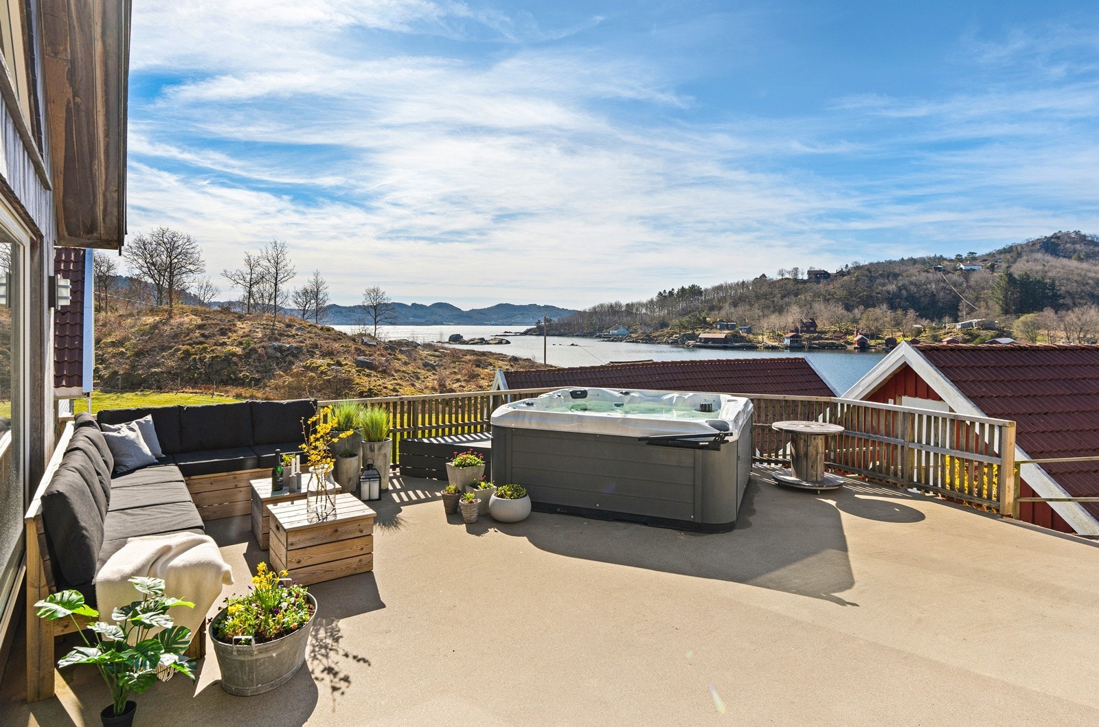 Herfra er det utsikt og gode solforhold. Galleribilde