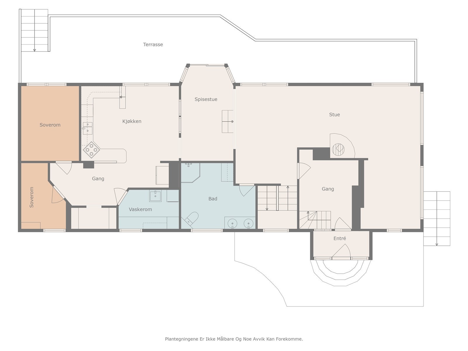 Plantegning hovedetasje... Galleribilde