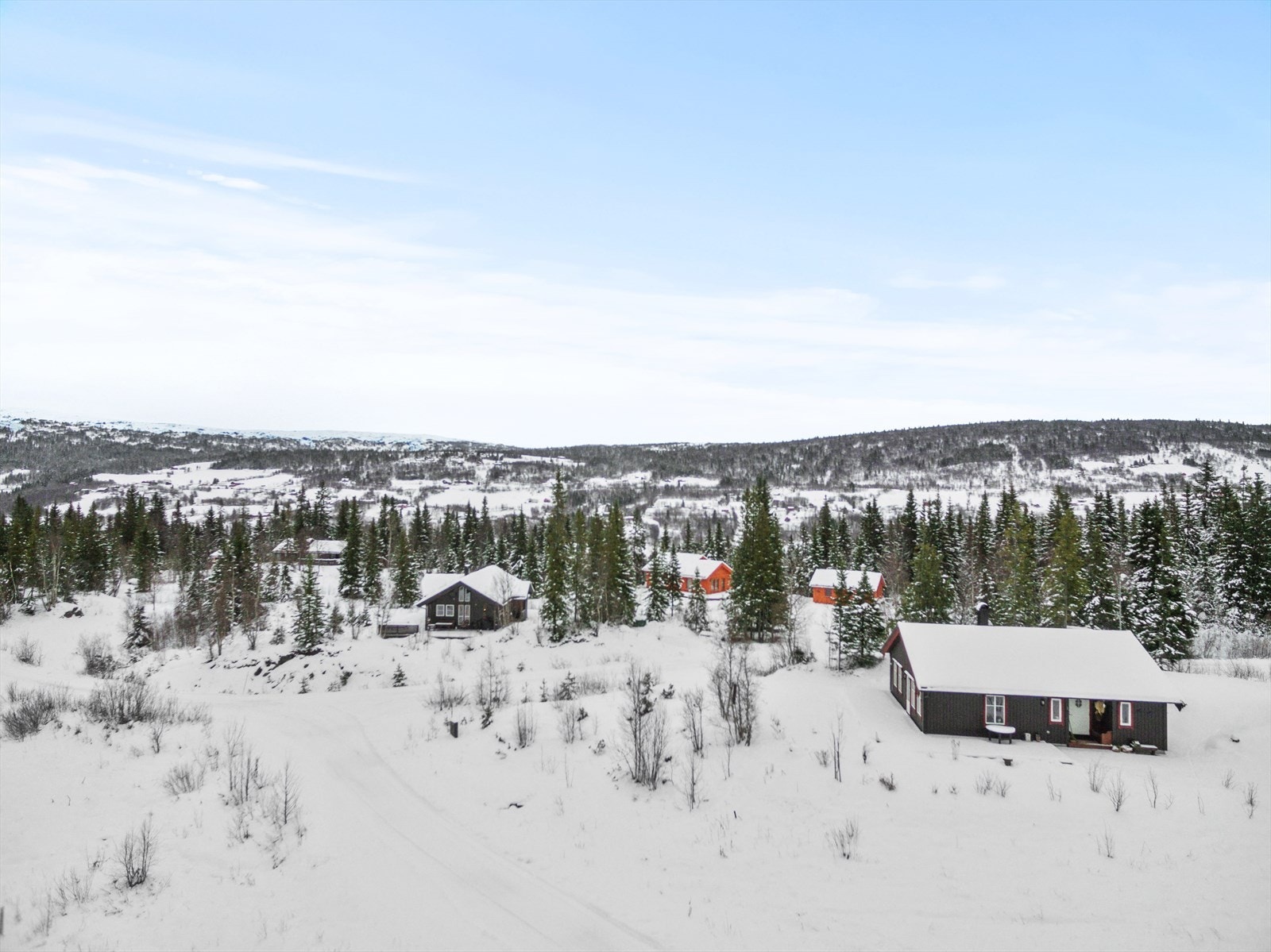 I området finner du milevis med preparerte langrennsløyper Galleribilde