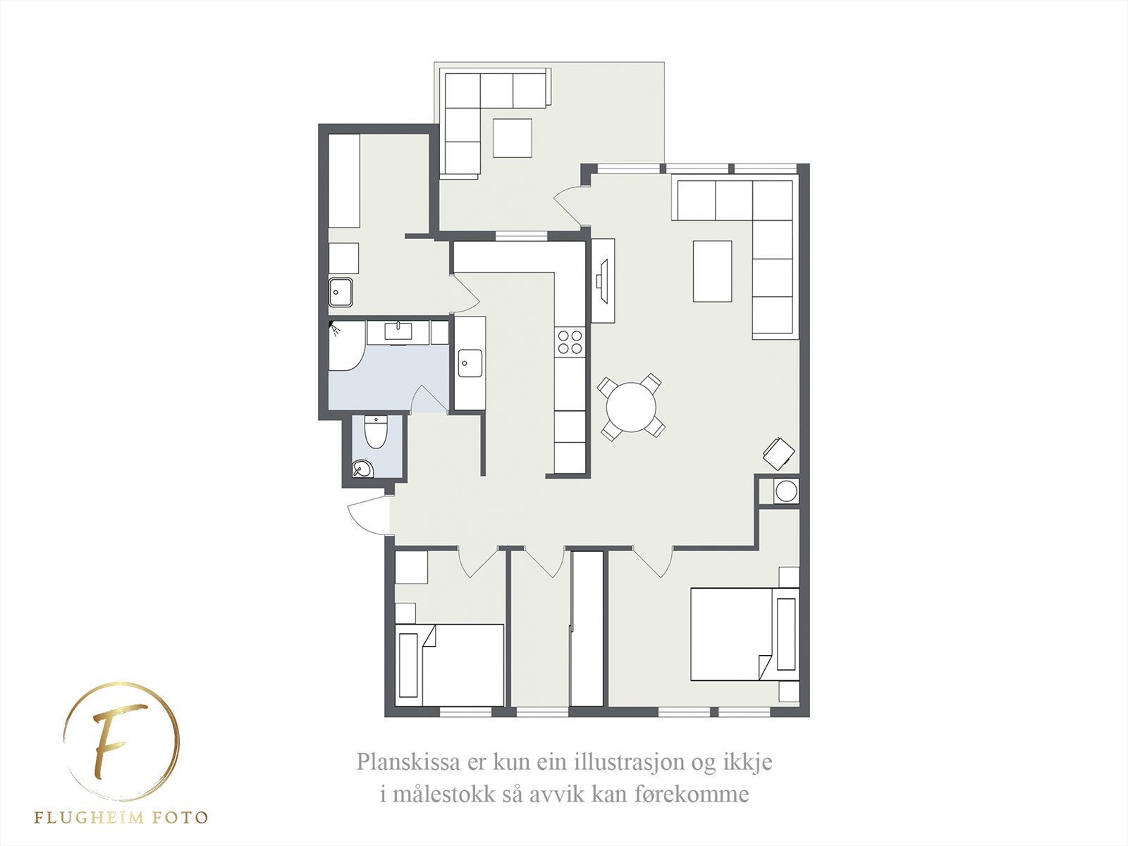 Planteikning Galleribilde