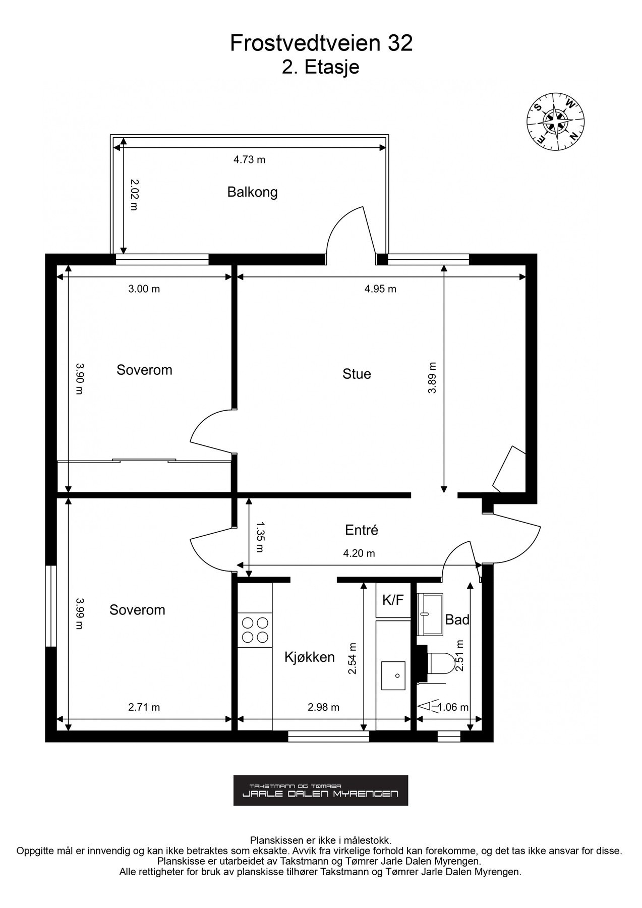 Plantegning Galleribilde