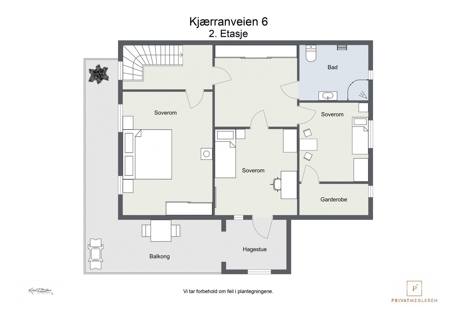 Plantegning 2. etasje Galleribilde