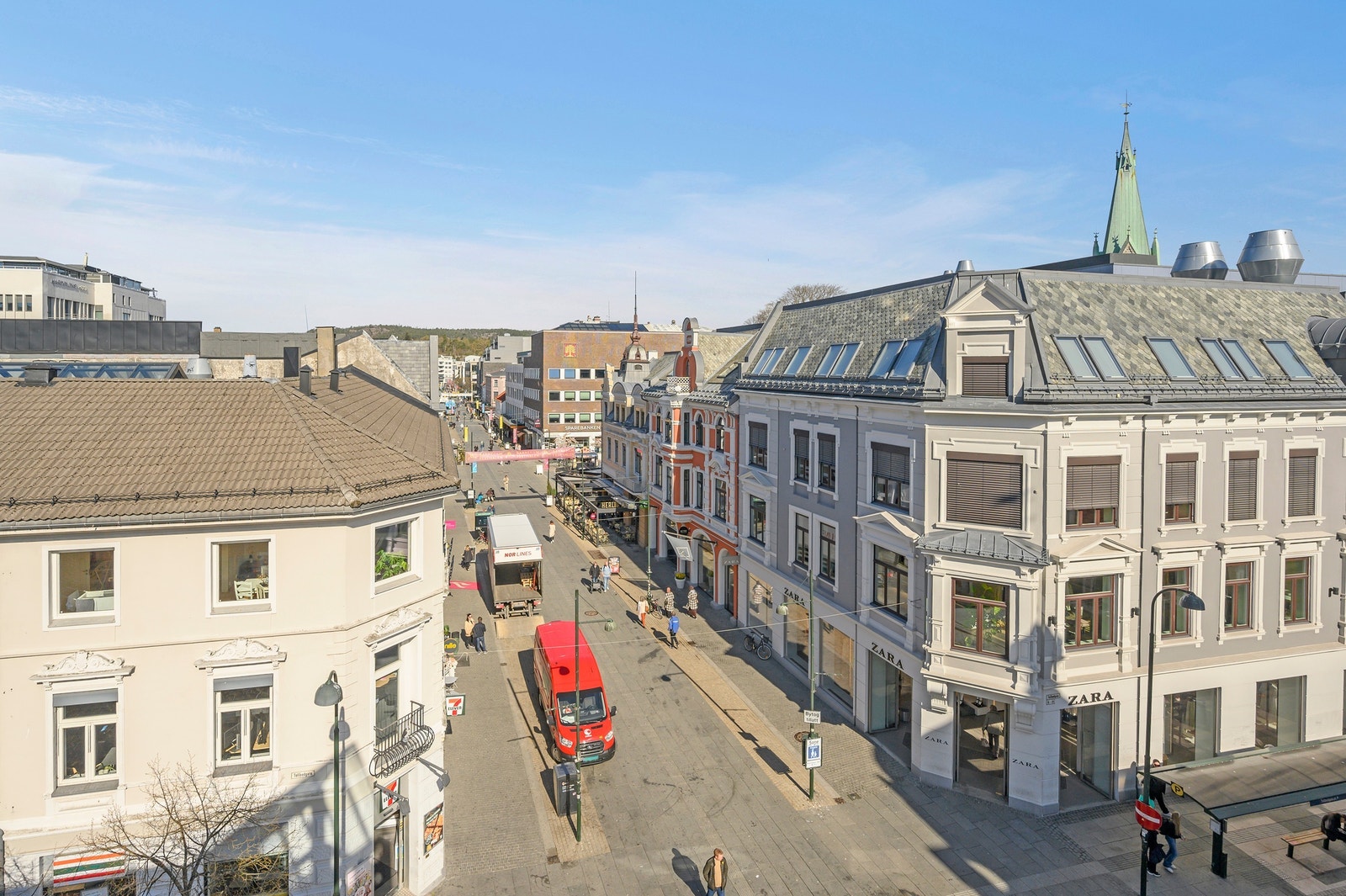 Fin utsikt Galleribilde