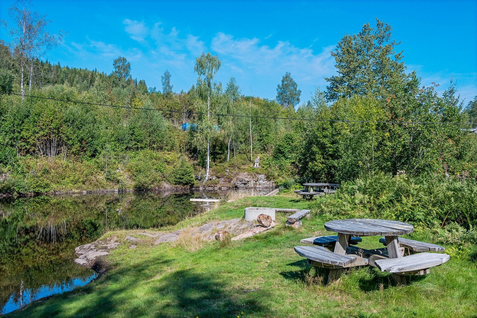 Koselig badedam ved skisenteret Galleribilde