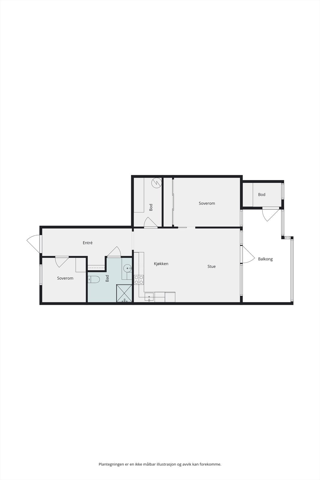 Plantegning Galleribilde