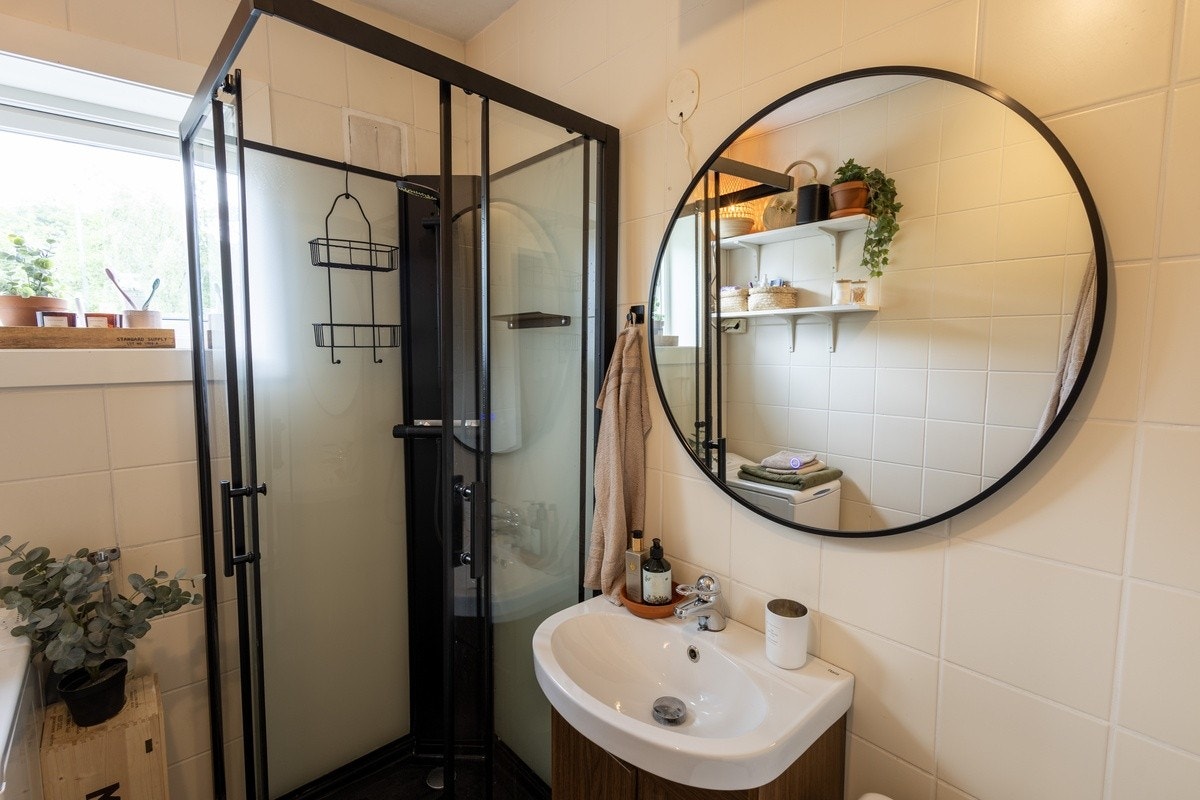 Bad med varmekabler Galleribilde