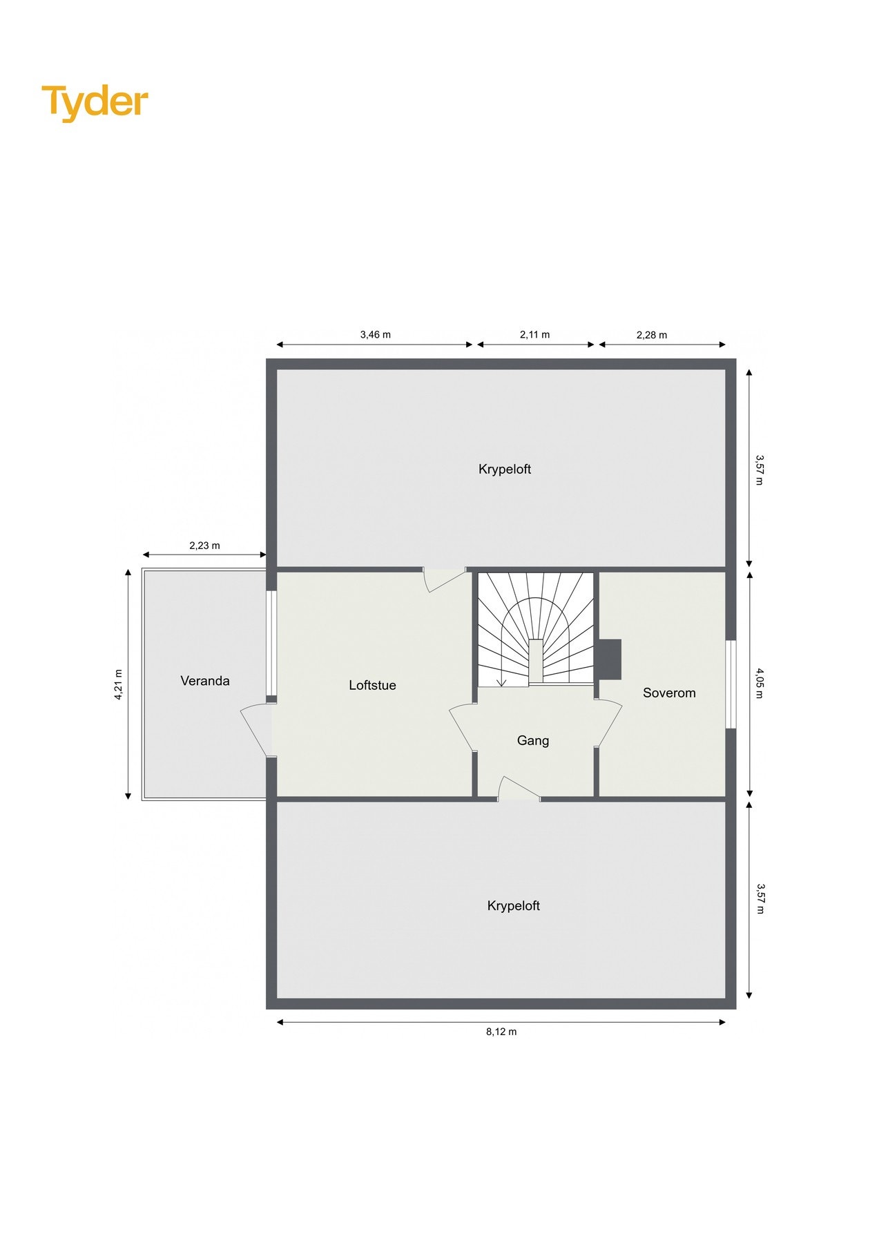 Loftetasjen av Bråtåsveien 42 | EIE eiendomsmegling Galleribilde