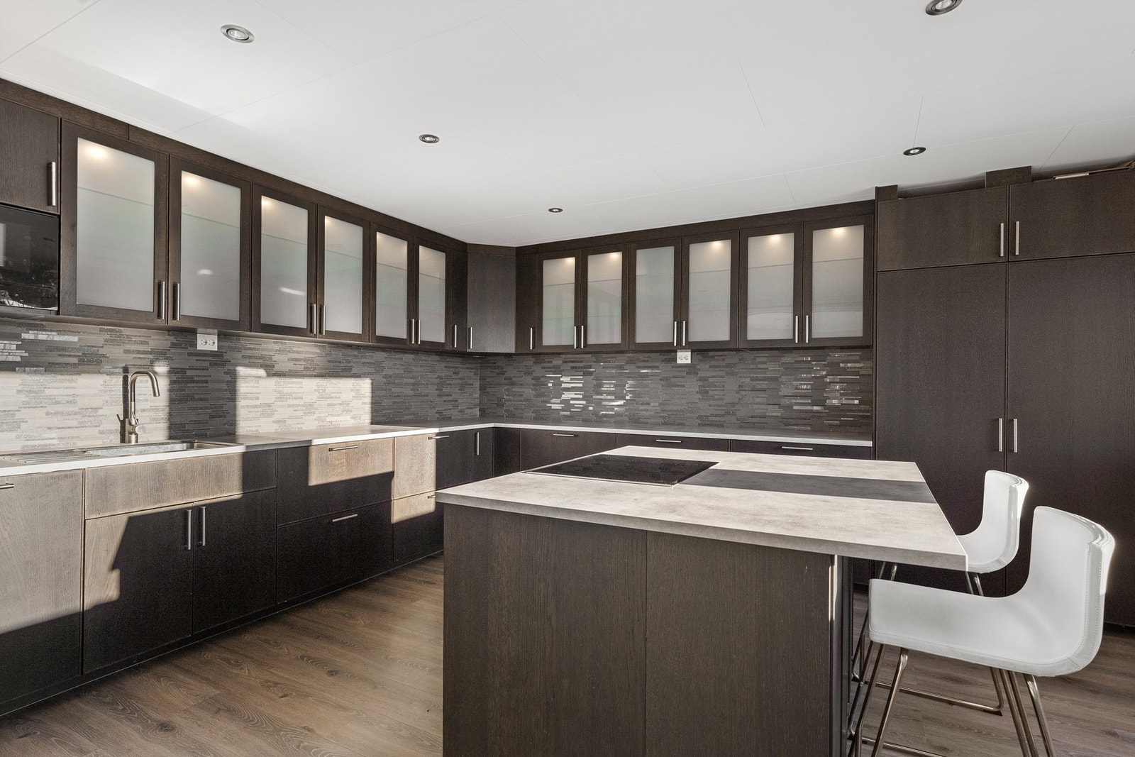 Kjøkkenet ble pusset opp i 2018. Galleribilde