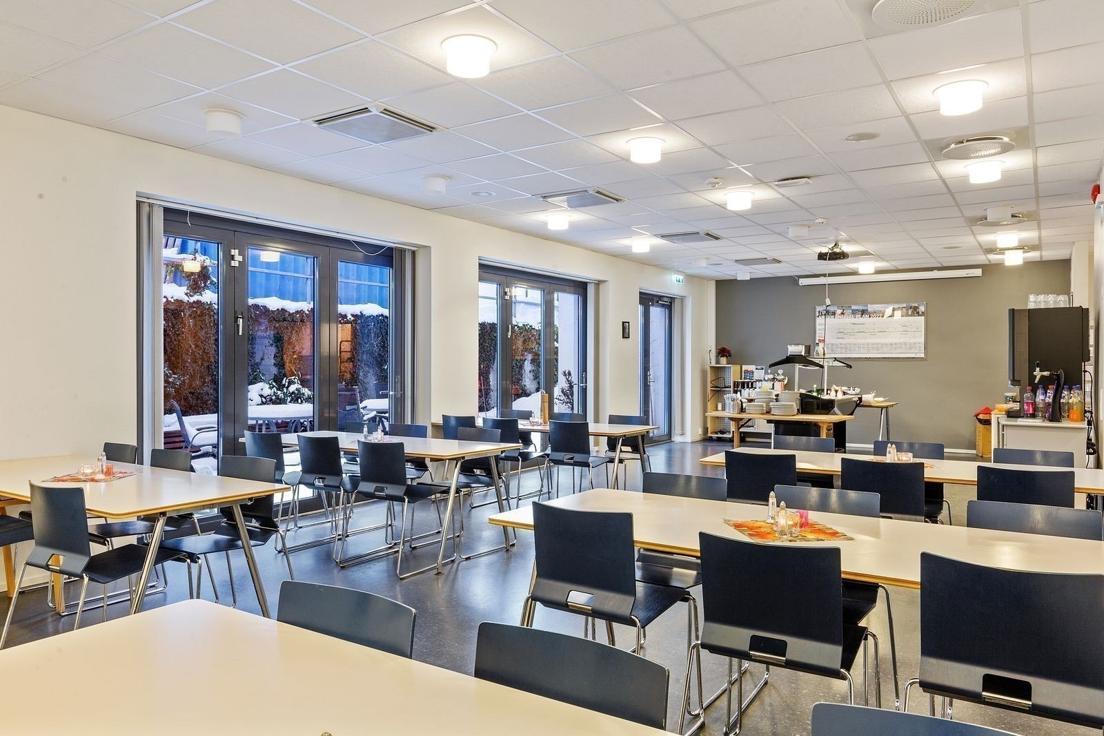 Det er kantine i bygget Galleribilde
