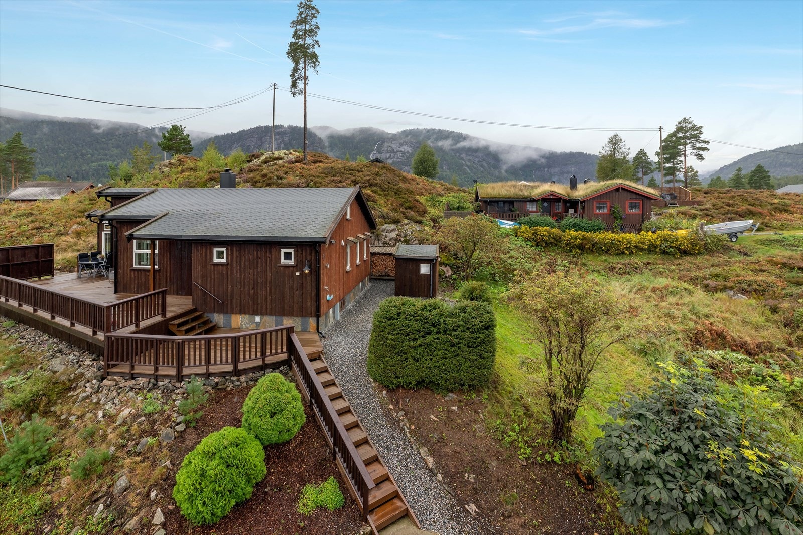 Tomten er gjennomført og pent opparbeidet. Galleribilde