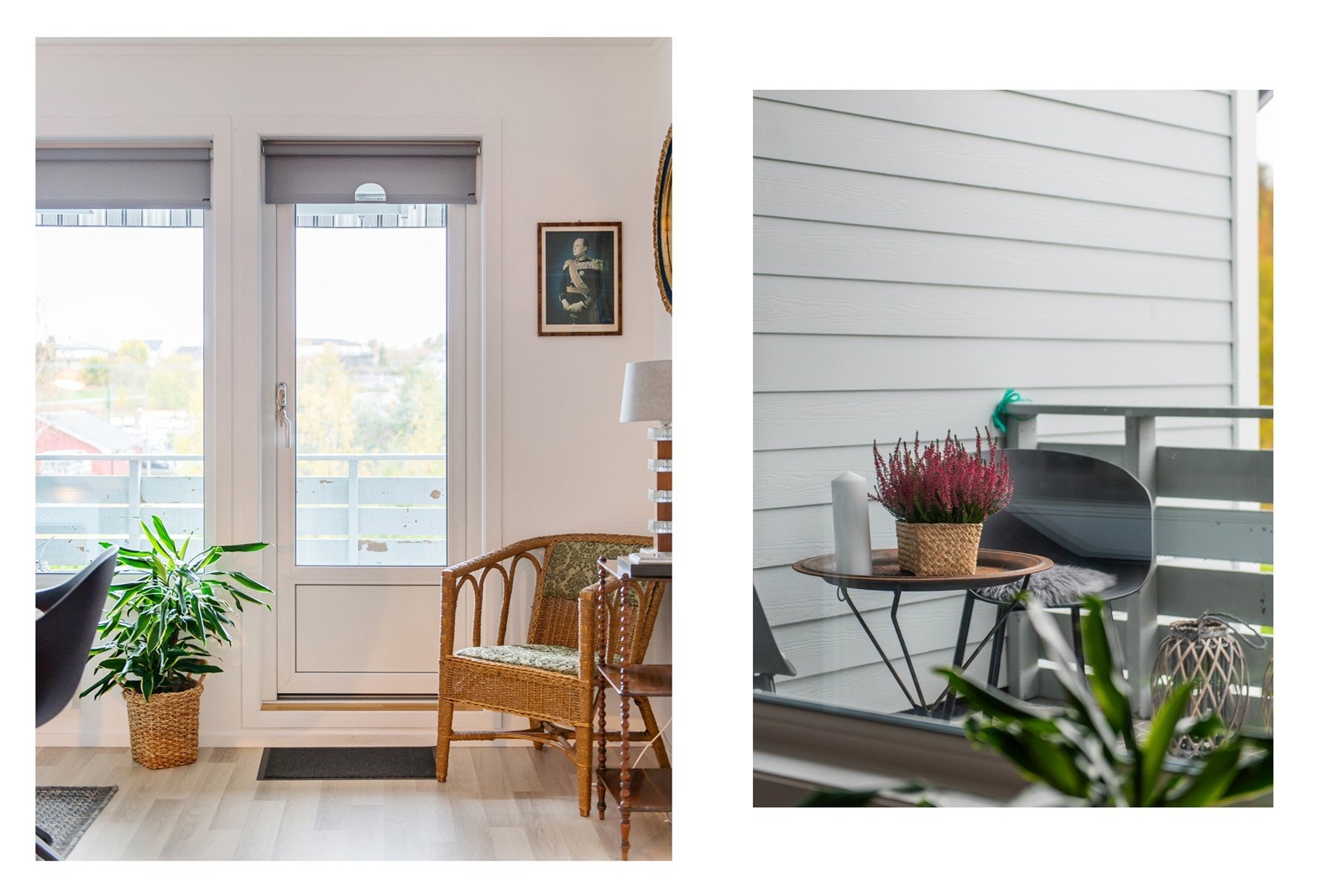 Vi tar en liten tur ut på balkongen Galleribilde