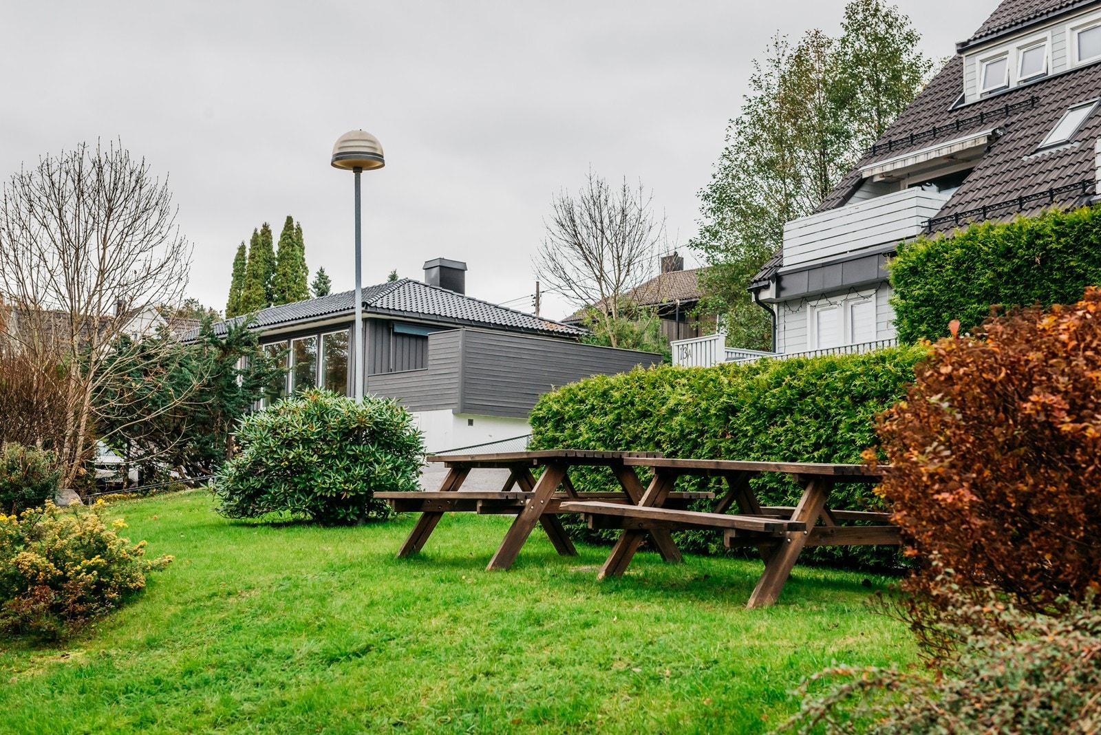 Borettslaget har opparbeidet flere utearealer for "alle". Galleribilde