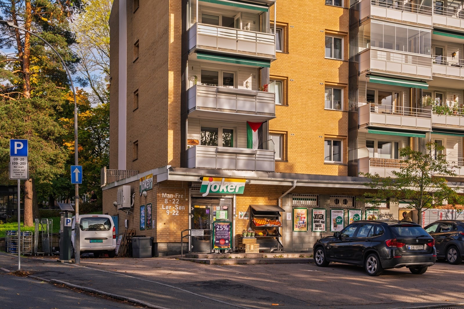 Hverdagsinnkjøpene gjøres enkelt hos Joker, kun 2 minutters gange unna. Galleribilde