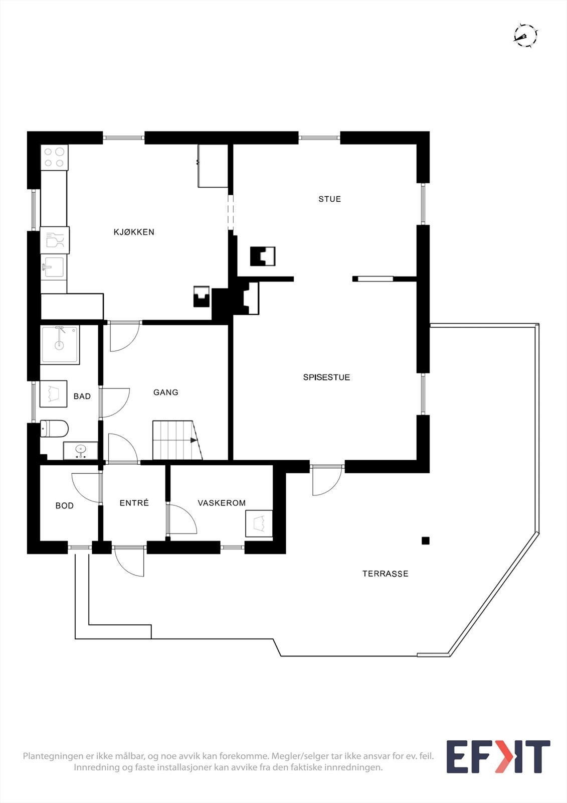 1.etasje - hovedhus Galleribilde