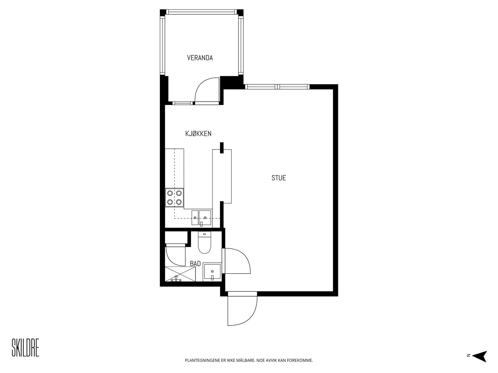 Plantegning Galleribilde