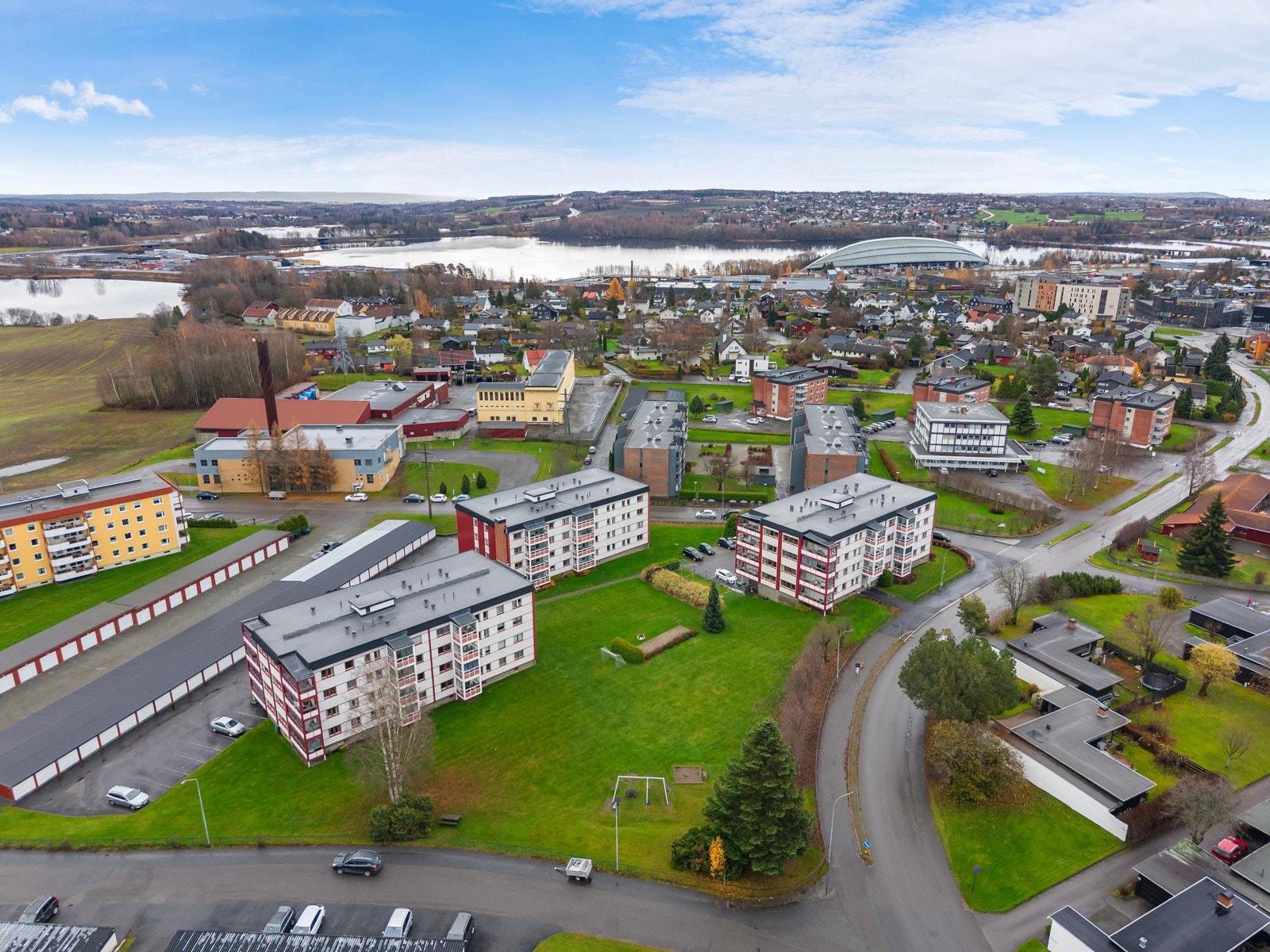 Dronefoto Galleribilde