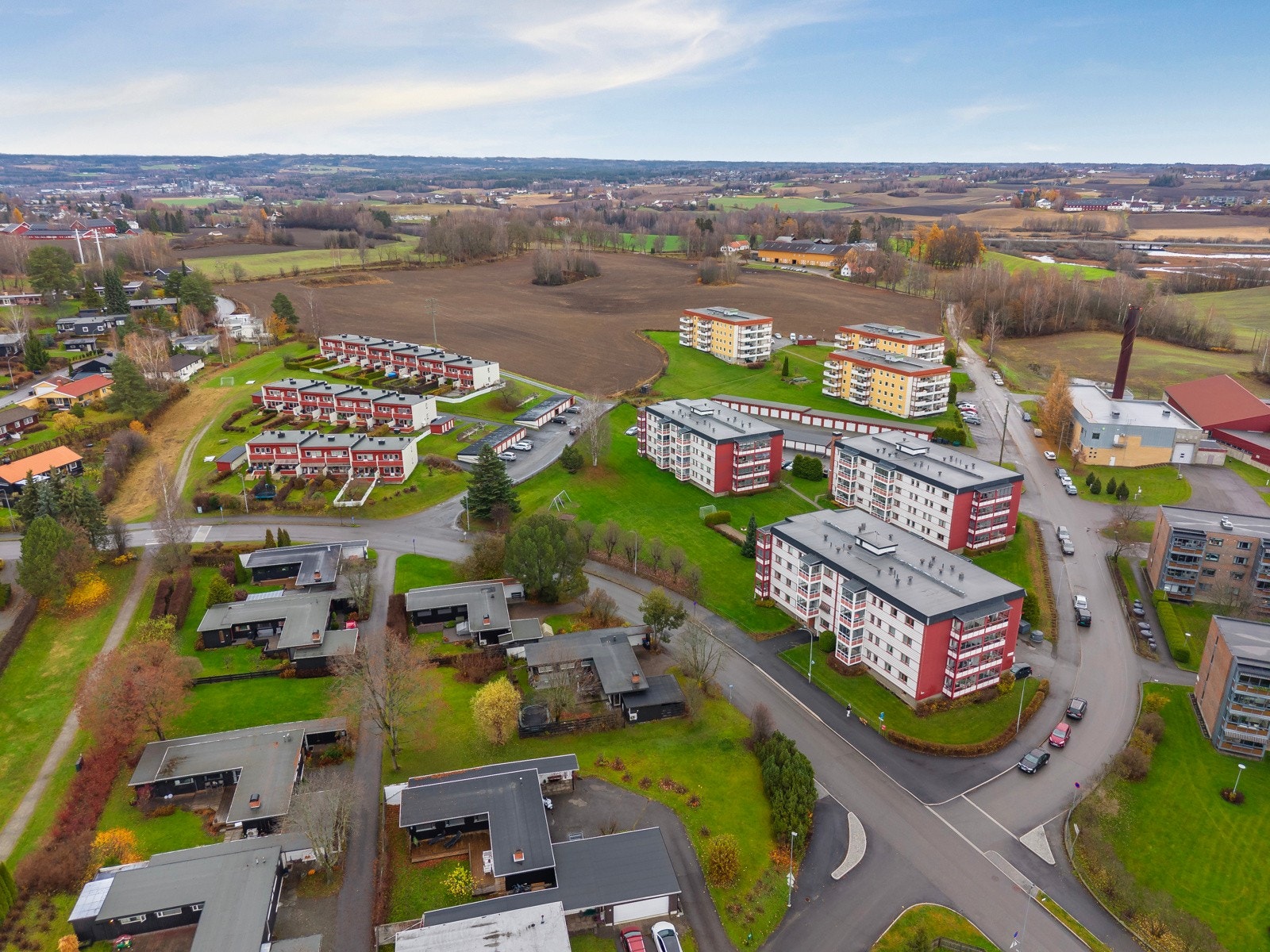Dronefoto Galleribilde