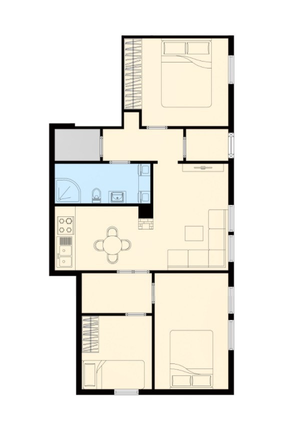 Plantegning Galleribilde