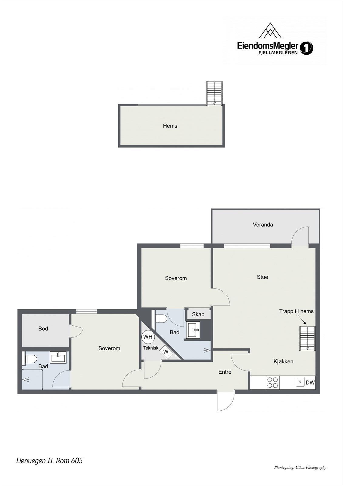 Plantegning Galleribilde