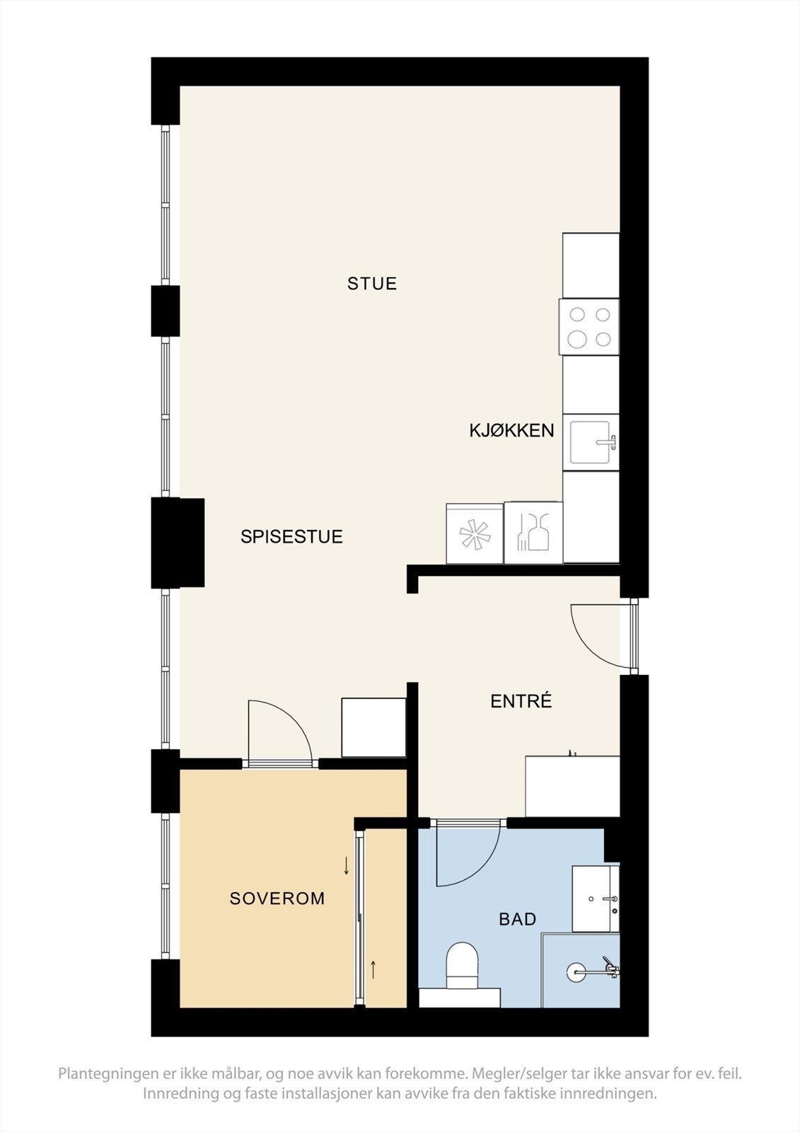 Plantegning Galleribilde