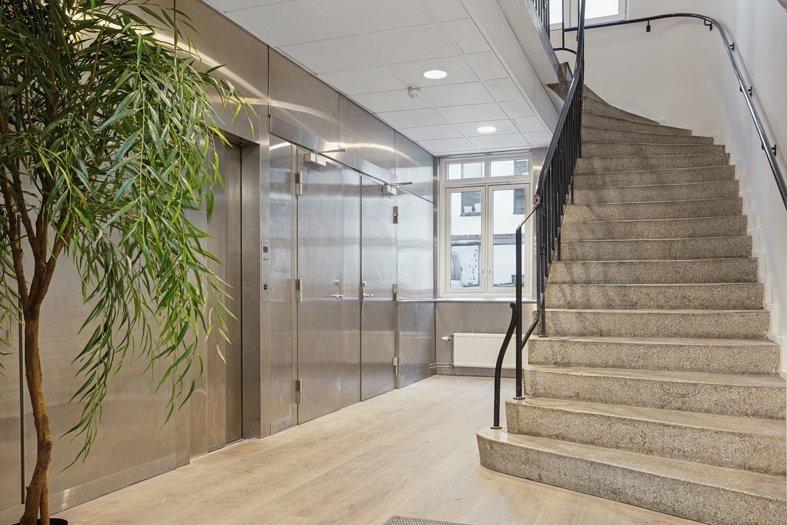 Dette er en av to innganger til leiligheten. Galleribilde