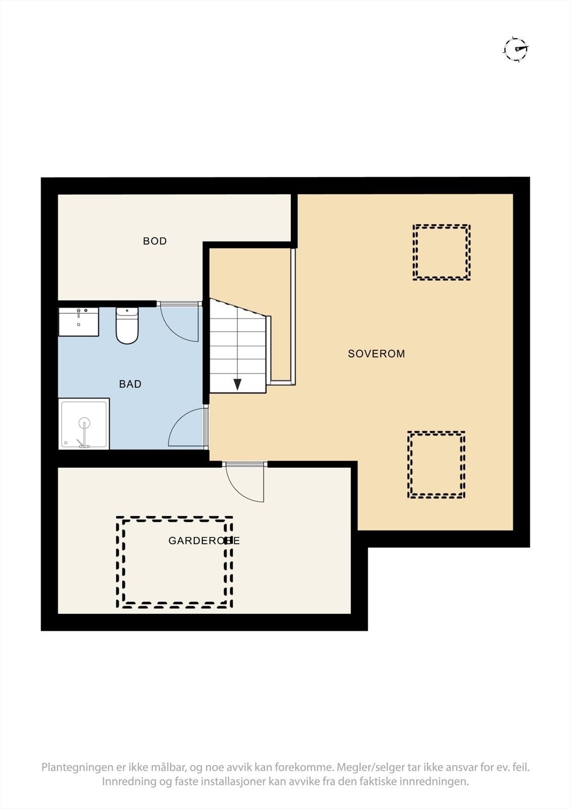 Plantegning 3. etasje. Galleribilde