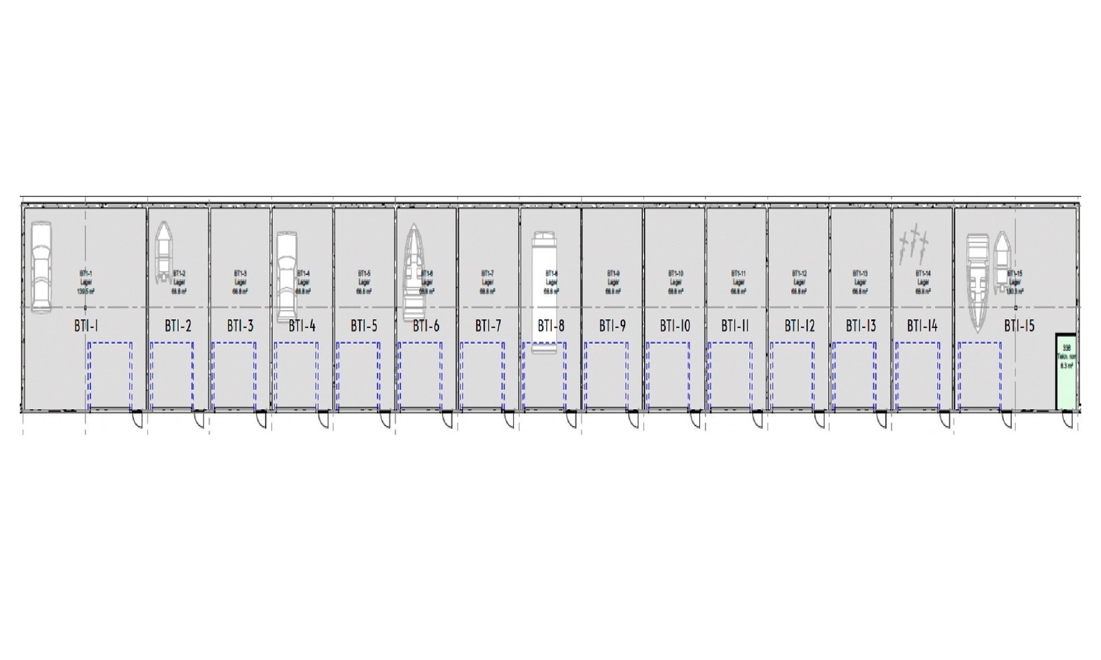 Plantegning - BT1 U.etg Galleribilde