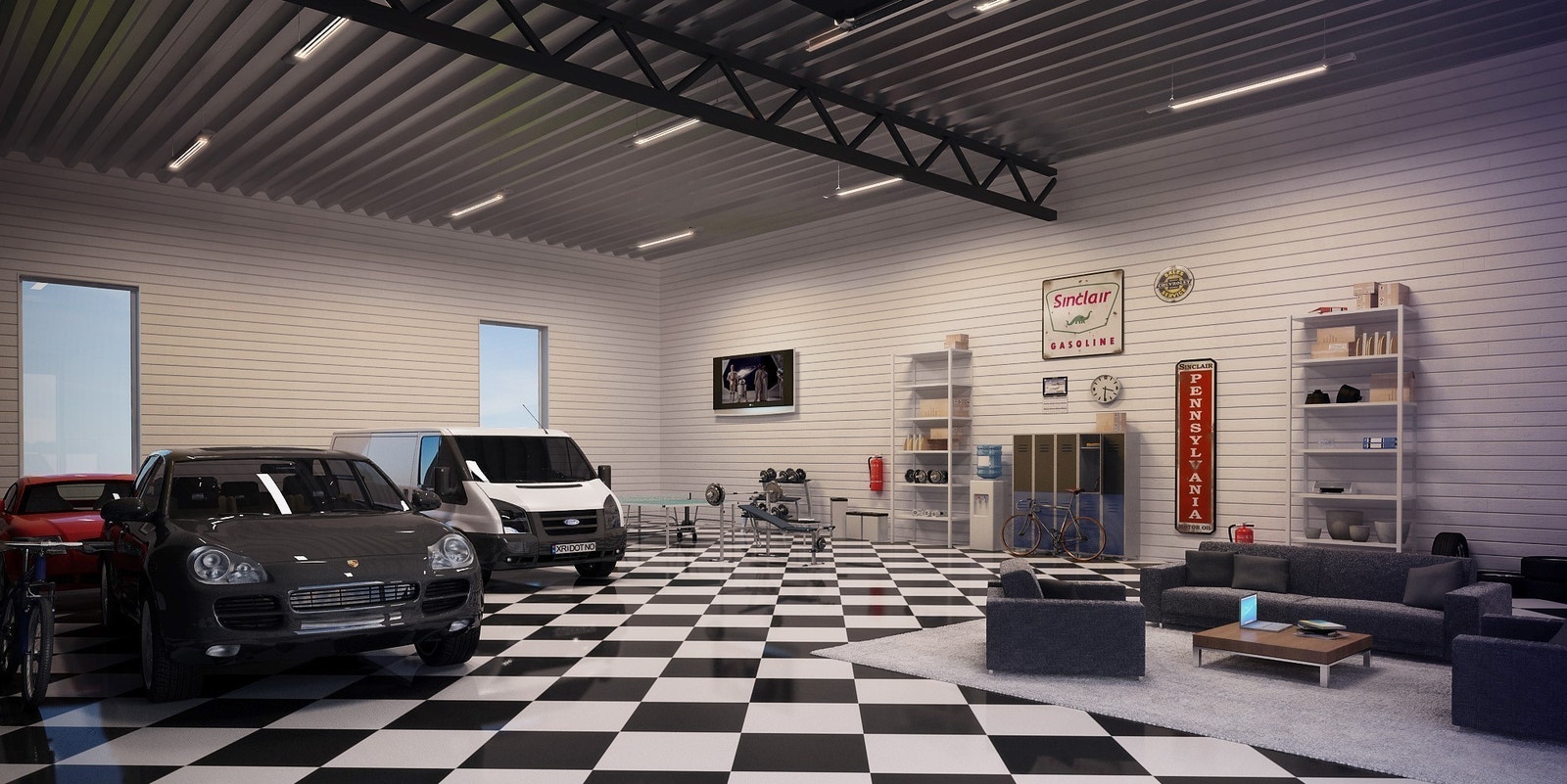 Illustrasjonsbilde - Lagerbygg Galleribilde