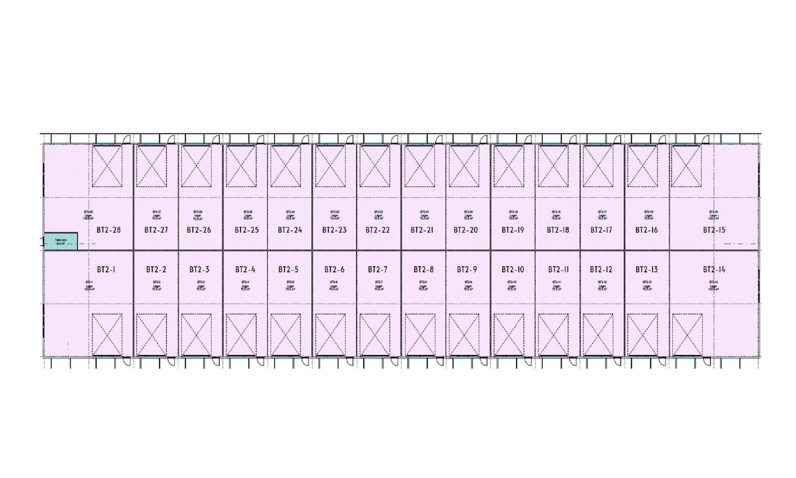 Plantegning BT2 Galleribilde