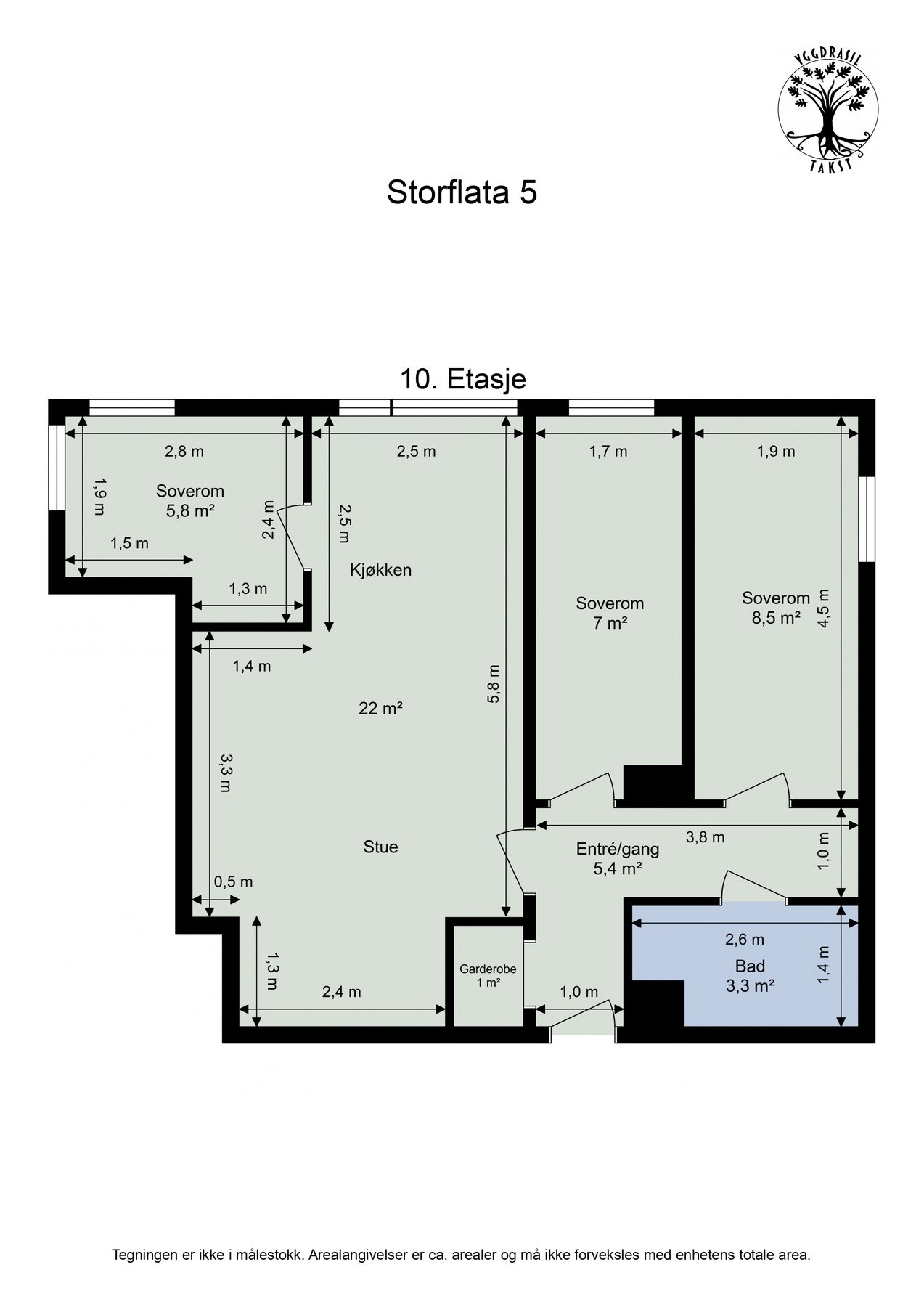 Planskisse. Galleribilde