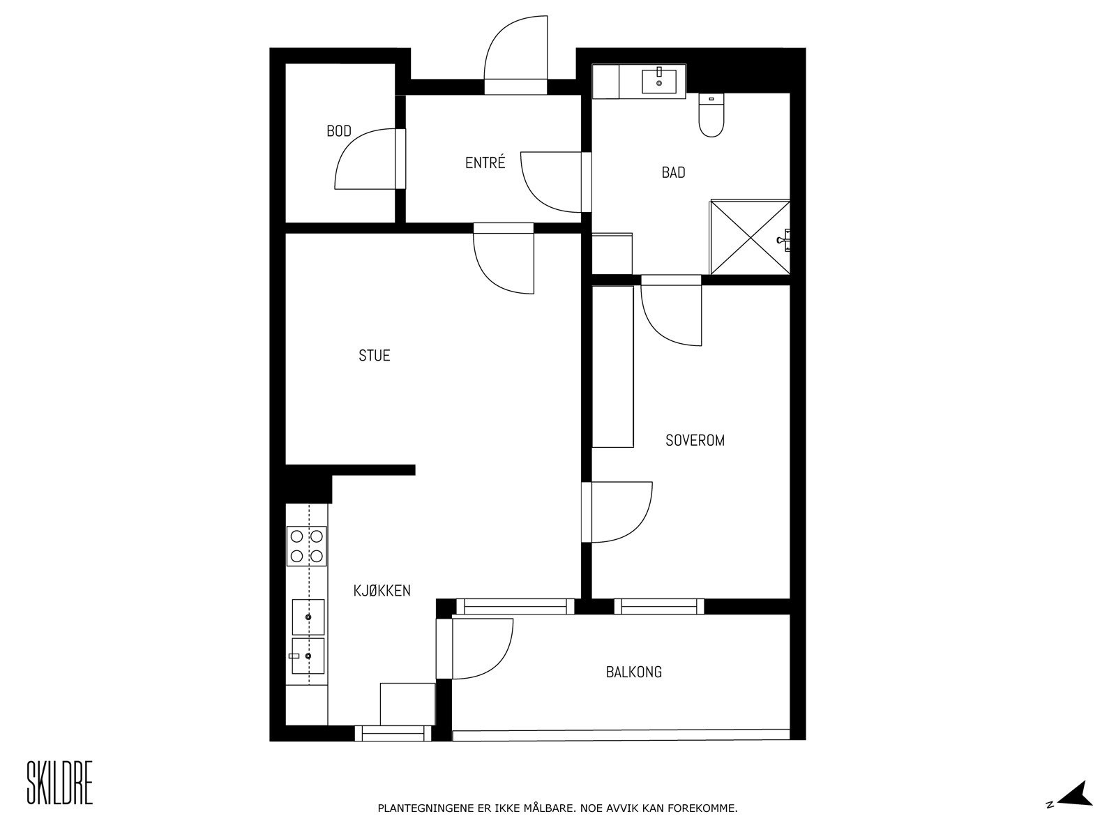 Plantegning Galleribilde