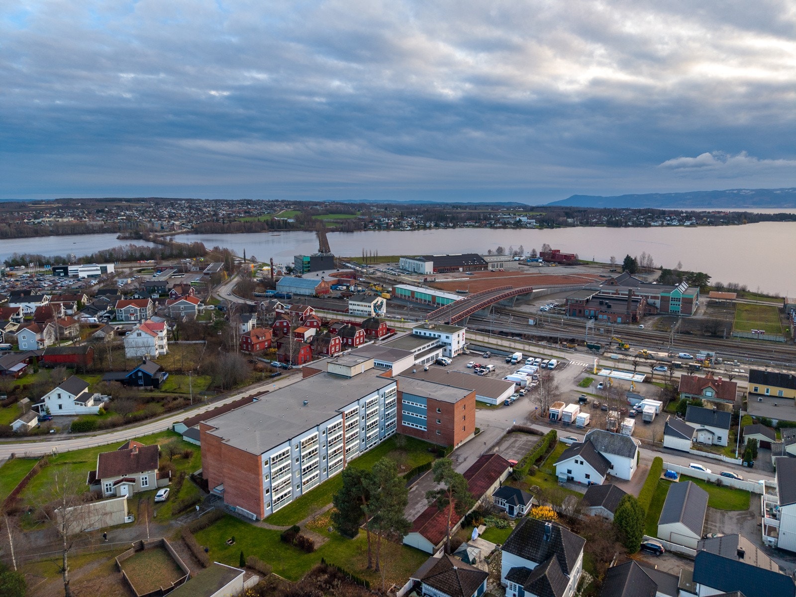 Dronefoto Galleribilde