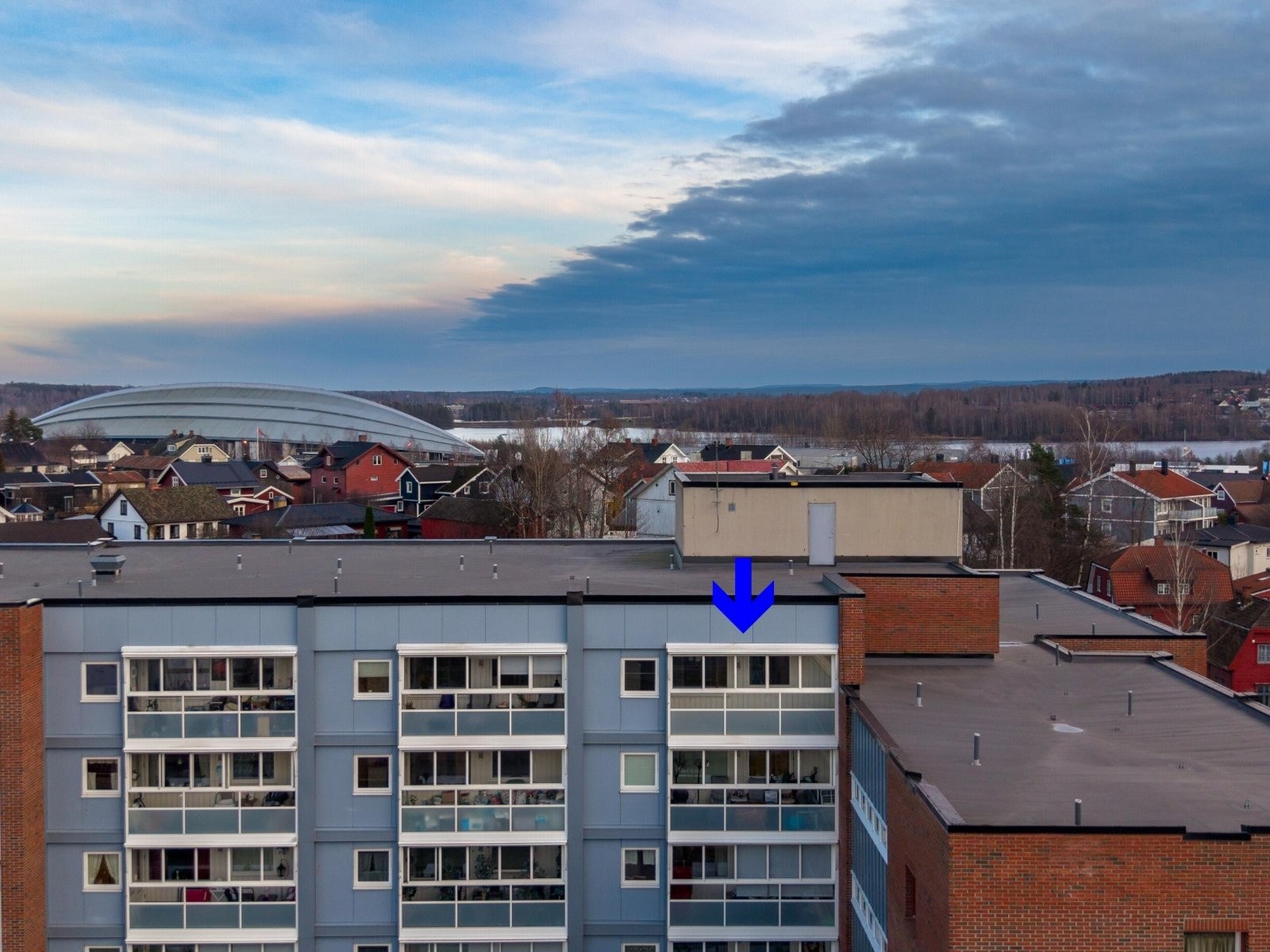 Dronefoto Galleribilde