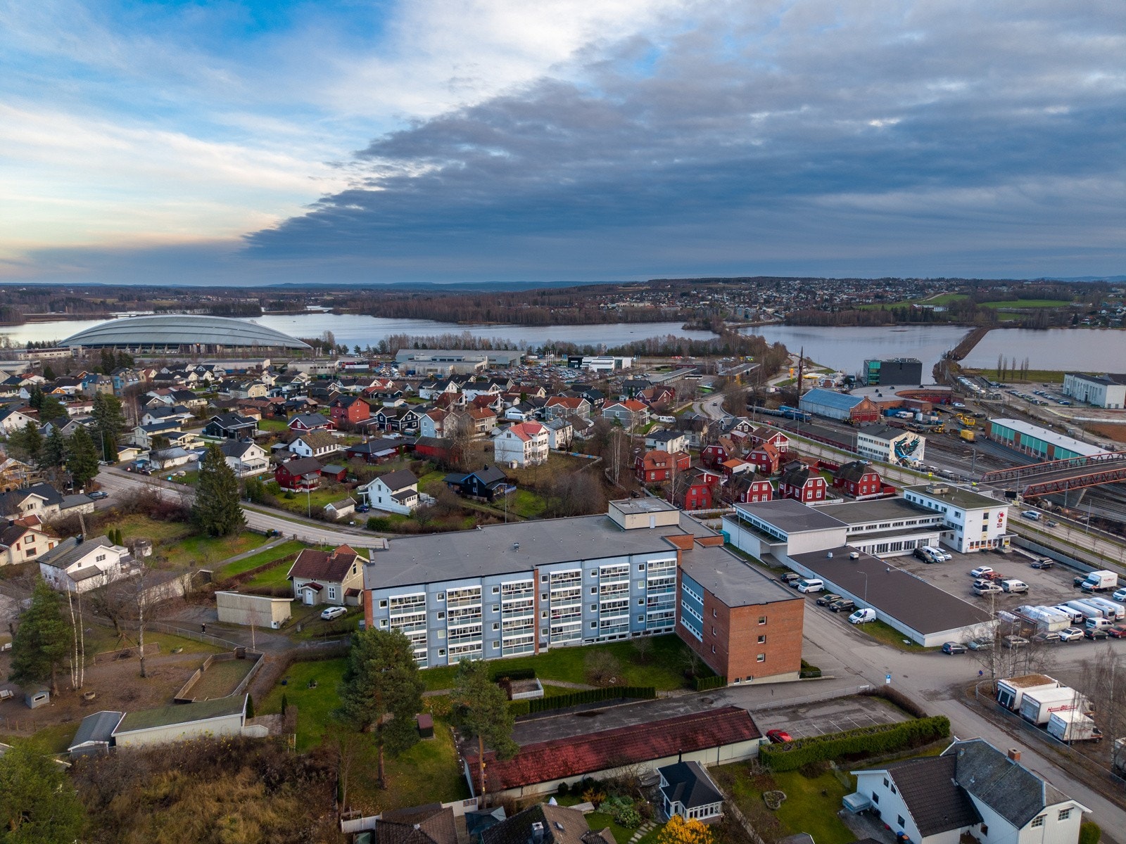 Dronefoto Galleribilde