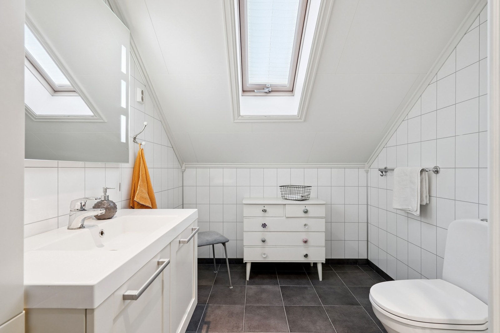 Bad på loft Galleribilde