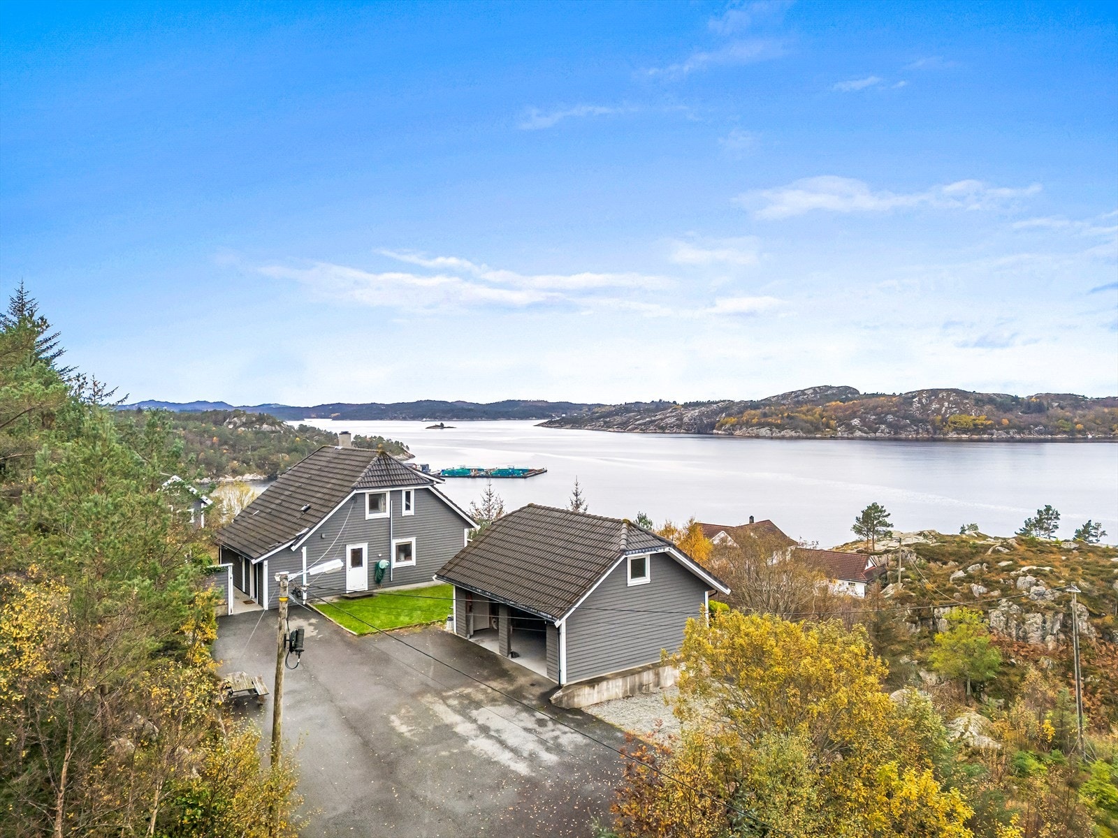 Enebolig m/panoramautsikt og m/dobbel garasje Galleribilde