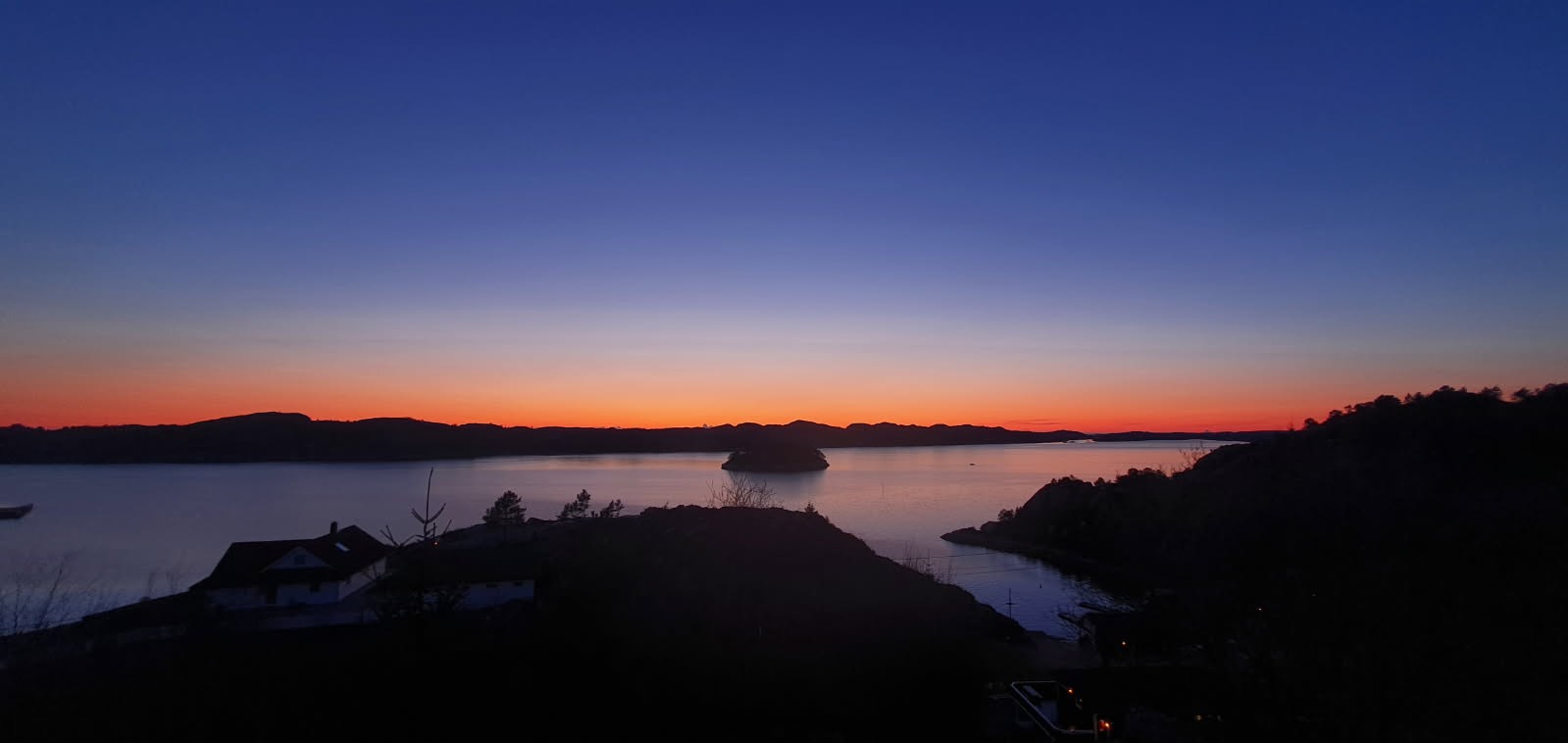 Solnedgangsbilde tatt av selge Galleribilde