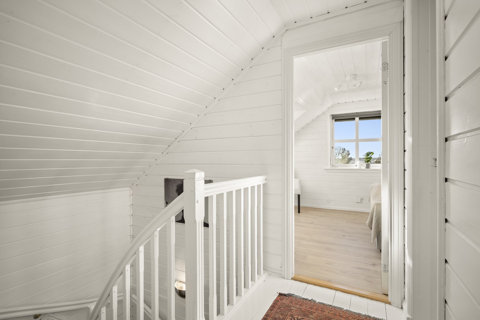 Loftetasje med to romslige allrom/soverom og wc Galleribilde