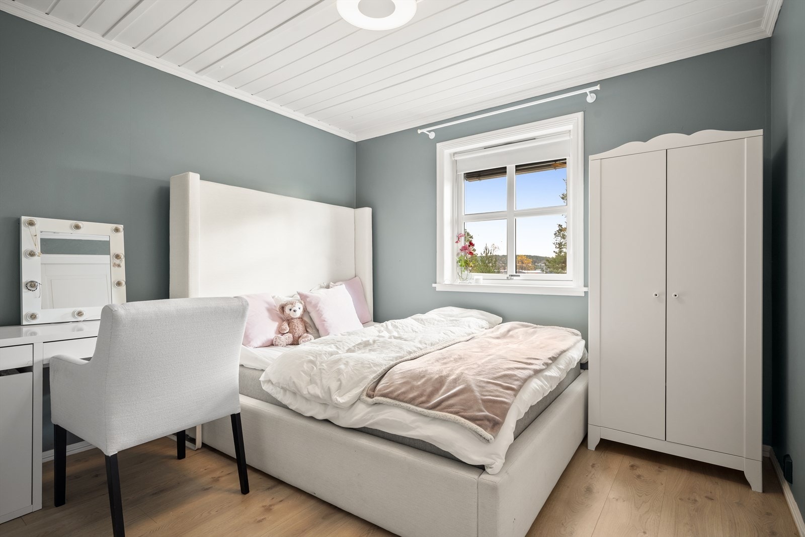 Romslig soverom med walk-in avdeling Galleribilde