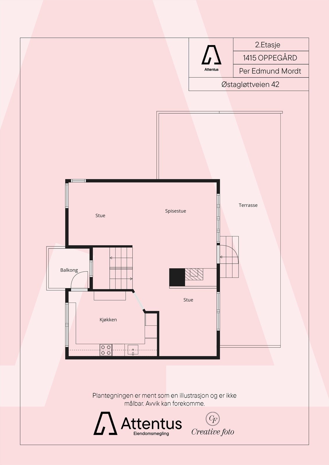 Plantegning 2.etasje Galleribilde