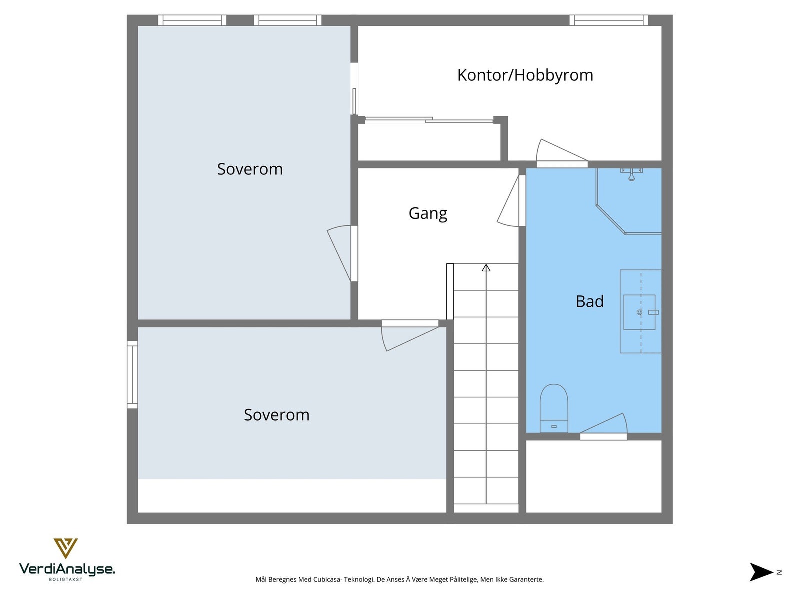 Plan 2 etasje Galleribilde