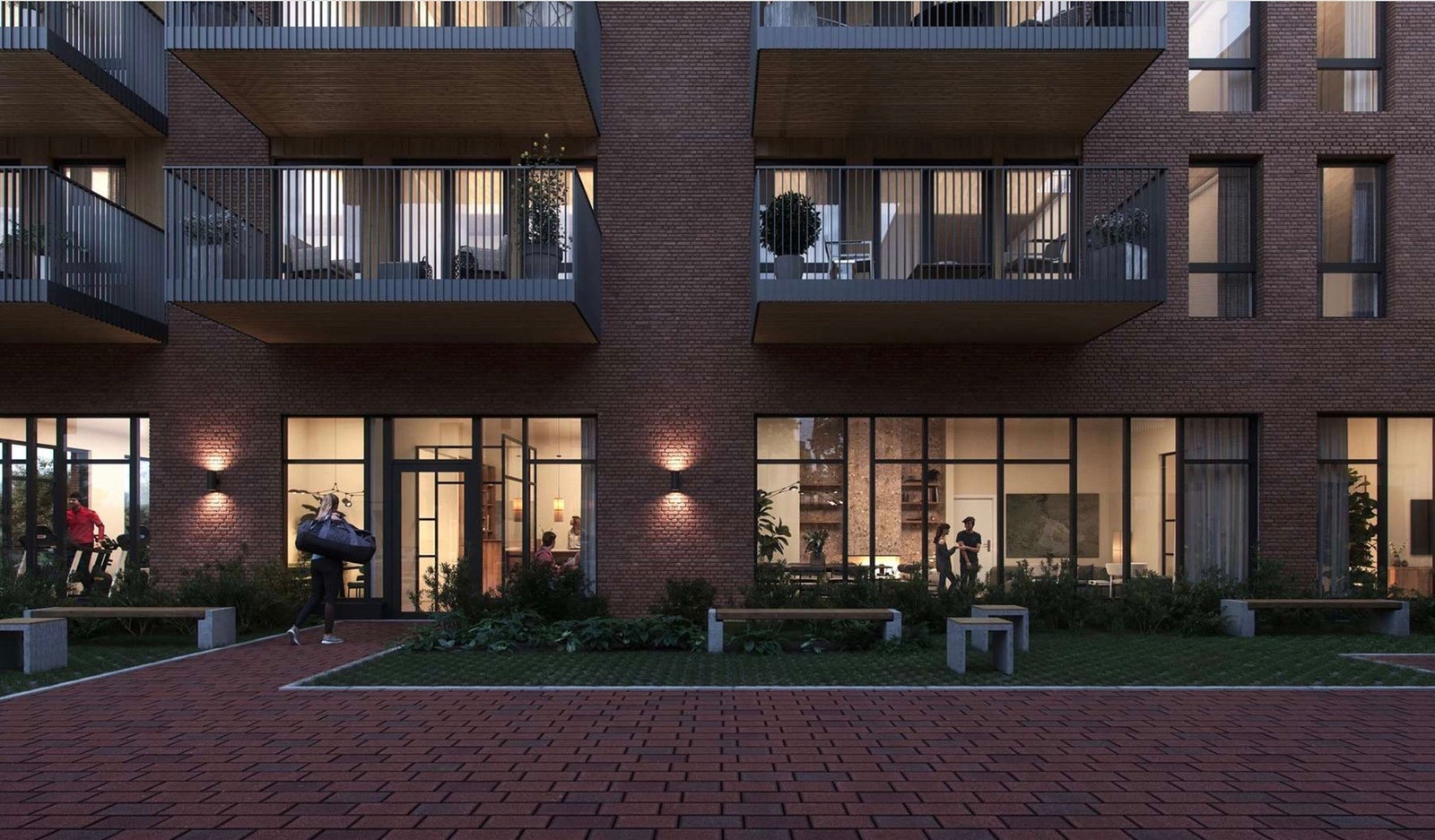 Bilde er lånt fra utbygger og er kun ment som en illustrasjon av prosjektet. Bildet viser Selvaag Pluss konseptet. Bilde vil avvike fra ferdig leveranse og fra den aktuelle leiligheten Galleribilde